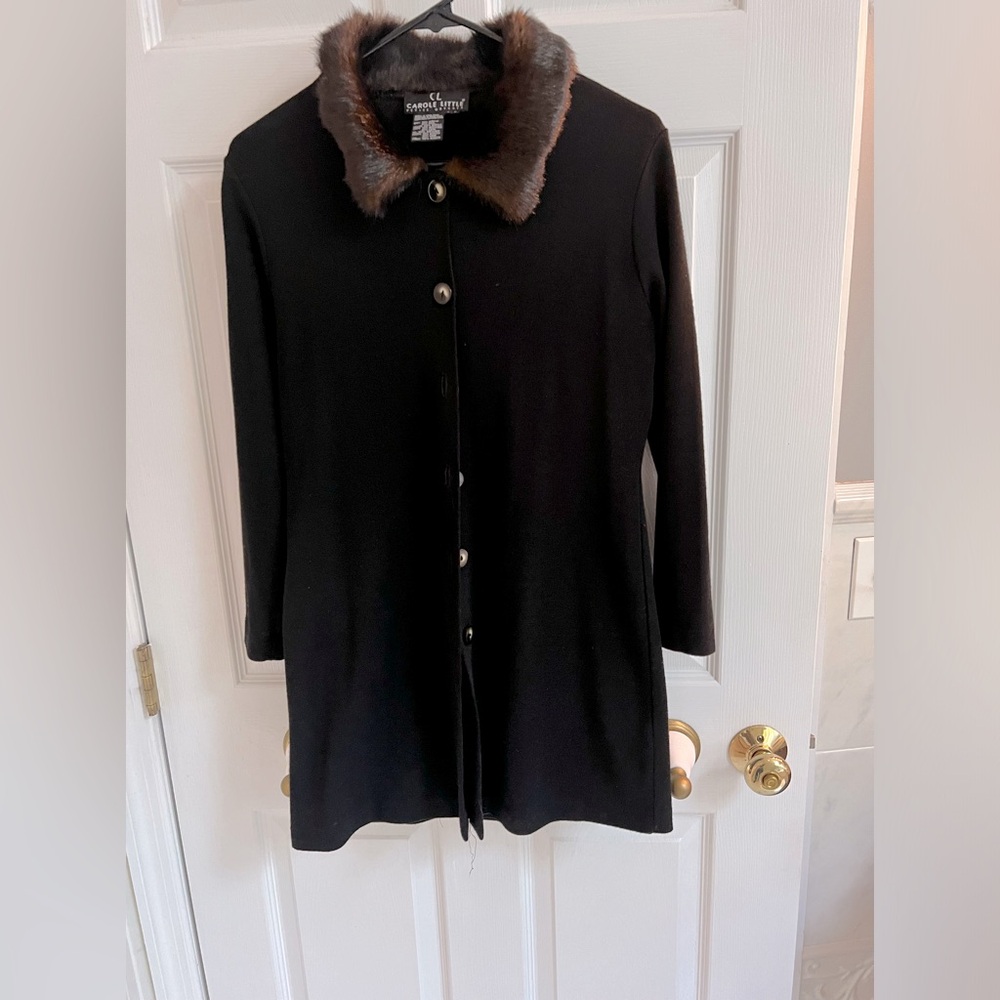 Vintage Carole Little Sweater Coat- PXS